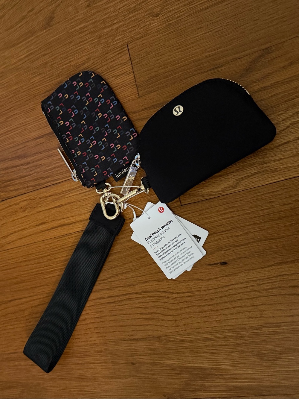 NWT LULULEMON DUAL POUCH WRISTLET